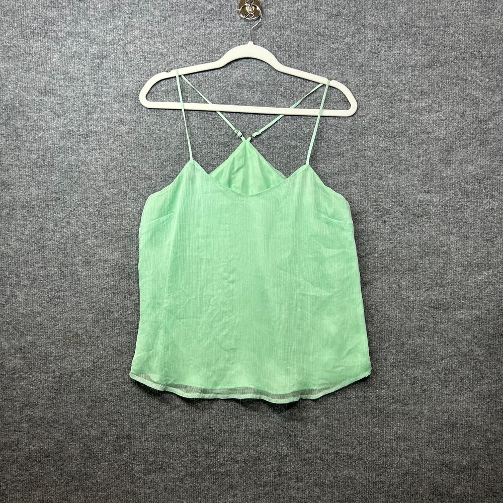 Mint Green Camisole Top Women's Textured‎ Lightweight Sleeveless Flowy Tank